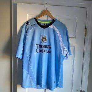 Manchester City Home 2008/2009 Le Coq Sportif Football Soccer Jersey Men’s XL